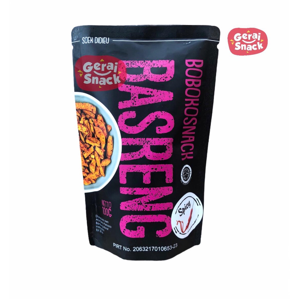 Basreng Boboko Baso Goreng Spicy Khas Bandung 100 g