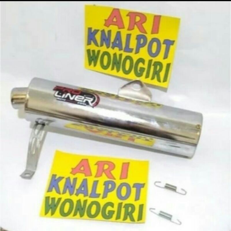 knalpot tsukigi pro liner bobokan satria Fu fi silincer knalpot only