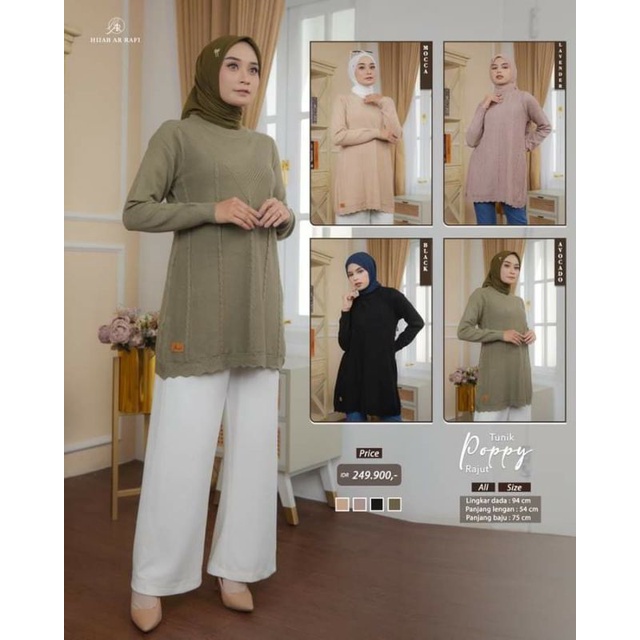 Poppy tunic Matt Rajut