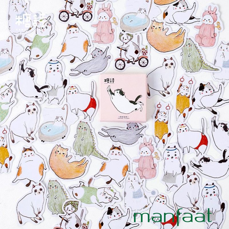 

Terlaris 45Pcs Stiker Lucu untuk Diary / Planner / Notebook / Scrapbook Keren