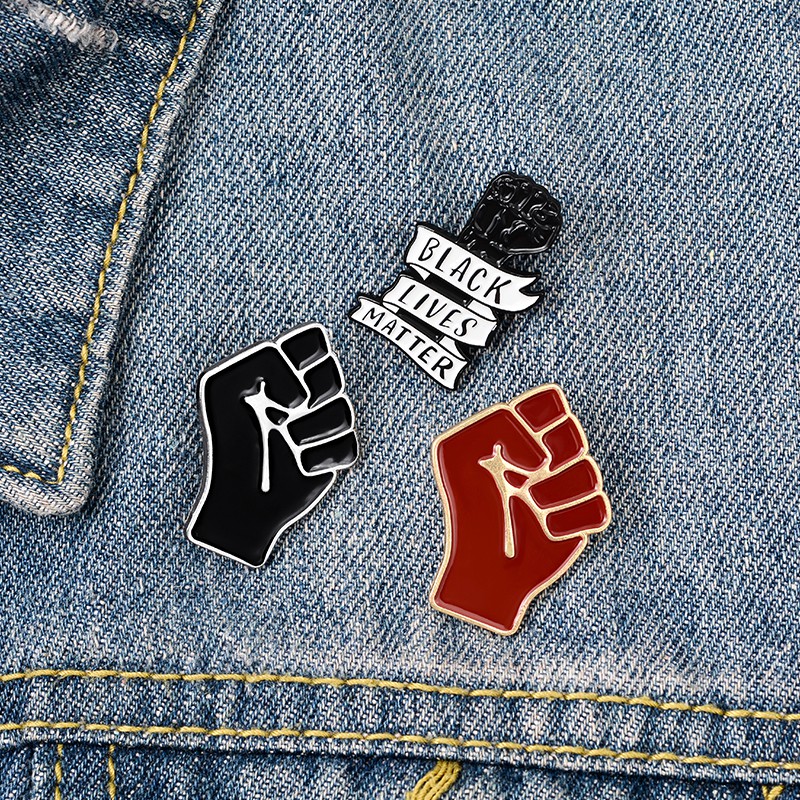 Bros Pin Enamel Desain Black Lives Matter Unity Is Strength Antiracism Untuk Hadiah Teman