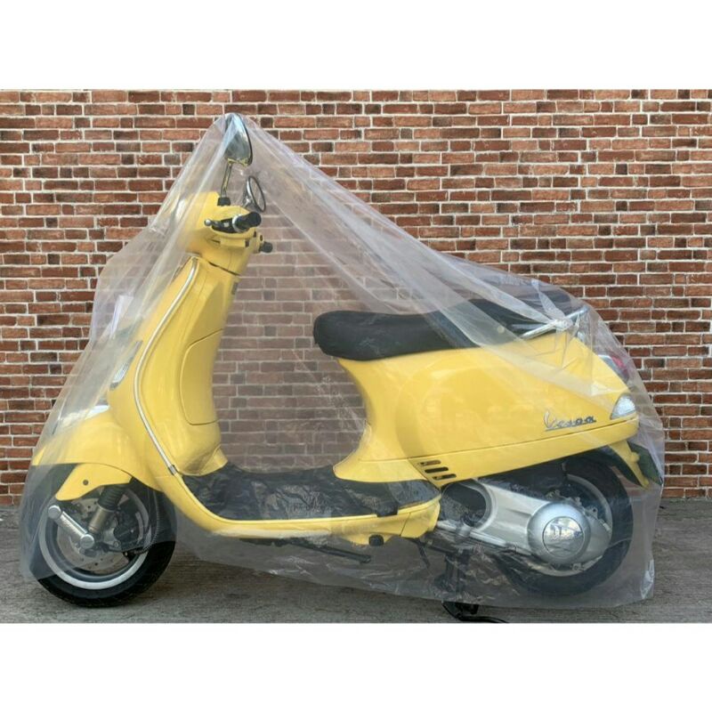 SARUNG COVER MOTOR ARAGON ANTI AIR TRANSPARAN VESPA MATIC UNIVERSAL