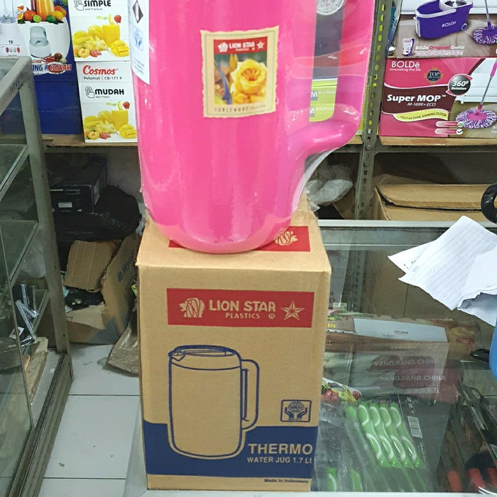 Eskan thermo water jug 1,7lt panas dingin Lion Star