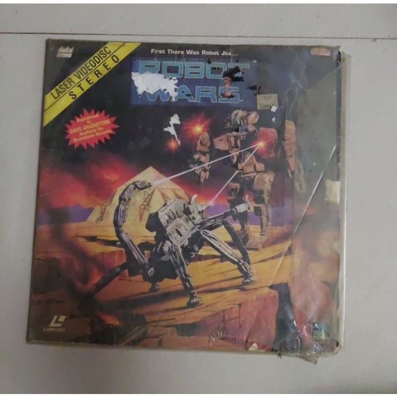 Kaset Laser disc Robot Wars