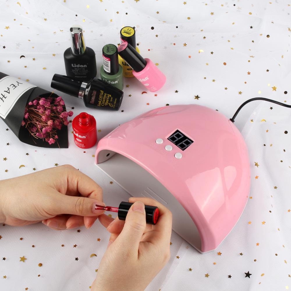 alat Pengering Kutek Kuku UV 12LED 36W Nail Dryer