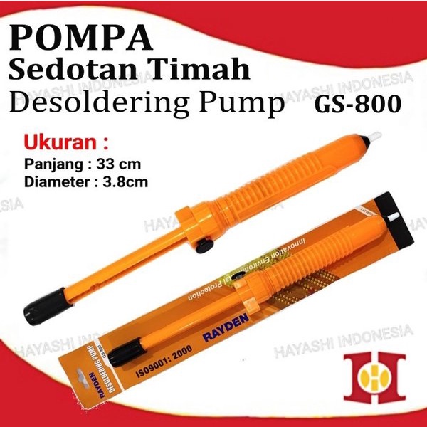 Sedotan Timah Solder Alat Pompa Sedot Kecil Besar Desoldering Pump