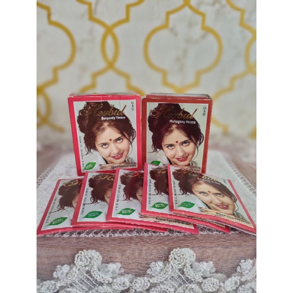Cat Rambut Herbul, Pewarna Rambut Herbul, Herbul Henna, Henna Rambut