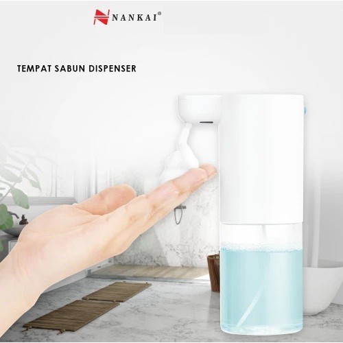 NANKAI TEMPAT SABUN CAIR OTOMATIS HAND WASH DISPENSER USB CHARGE