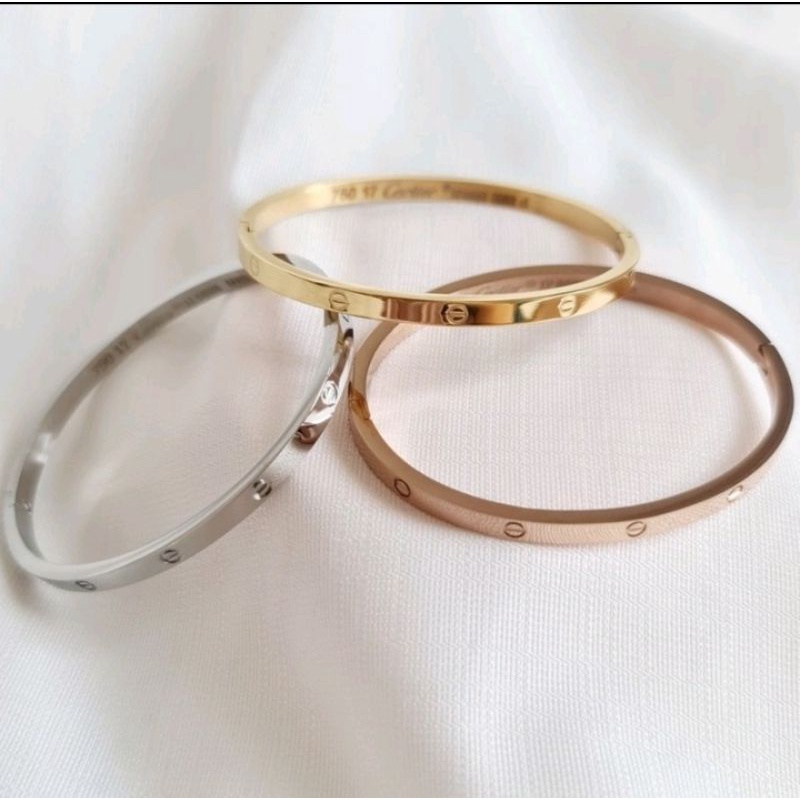 3 PCS GELANG TANGAN WANITA TITANIUN NAGITA LAGI TRAND TERMURAH