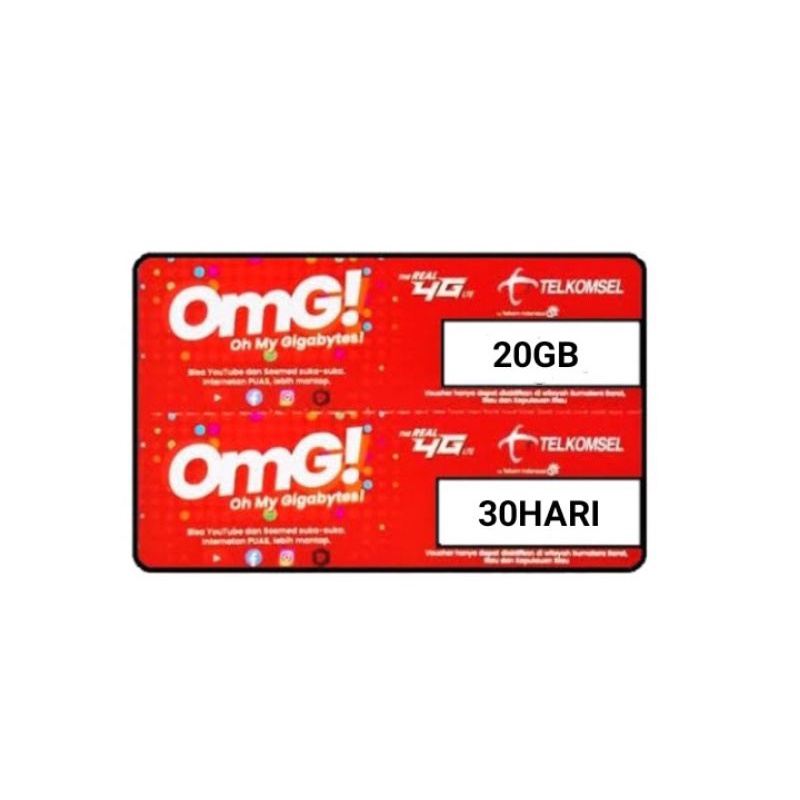VOUCHER TELKOMSEL 20GB LOKAL JABAR