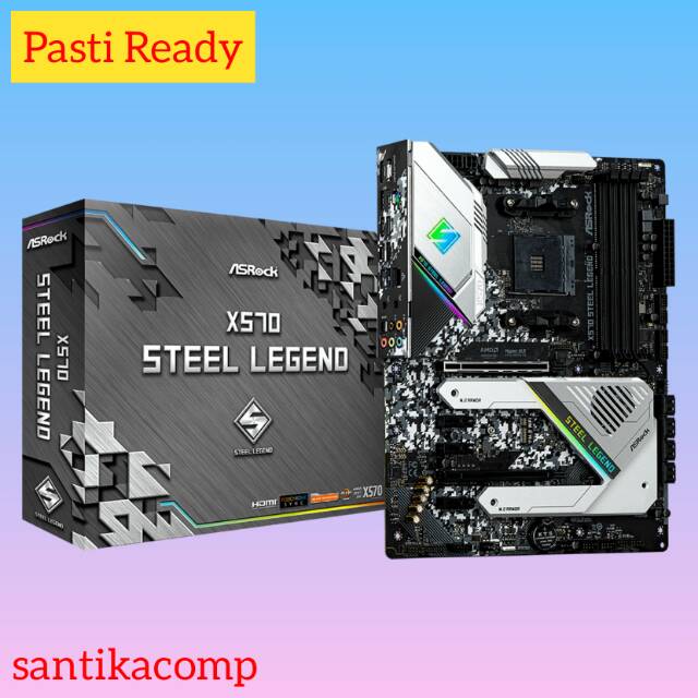 MOTHERBOARD ASRock X570 STEEL LEGEND Motherboard AM4,  AMD premium X570, DDR4