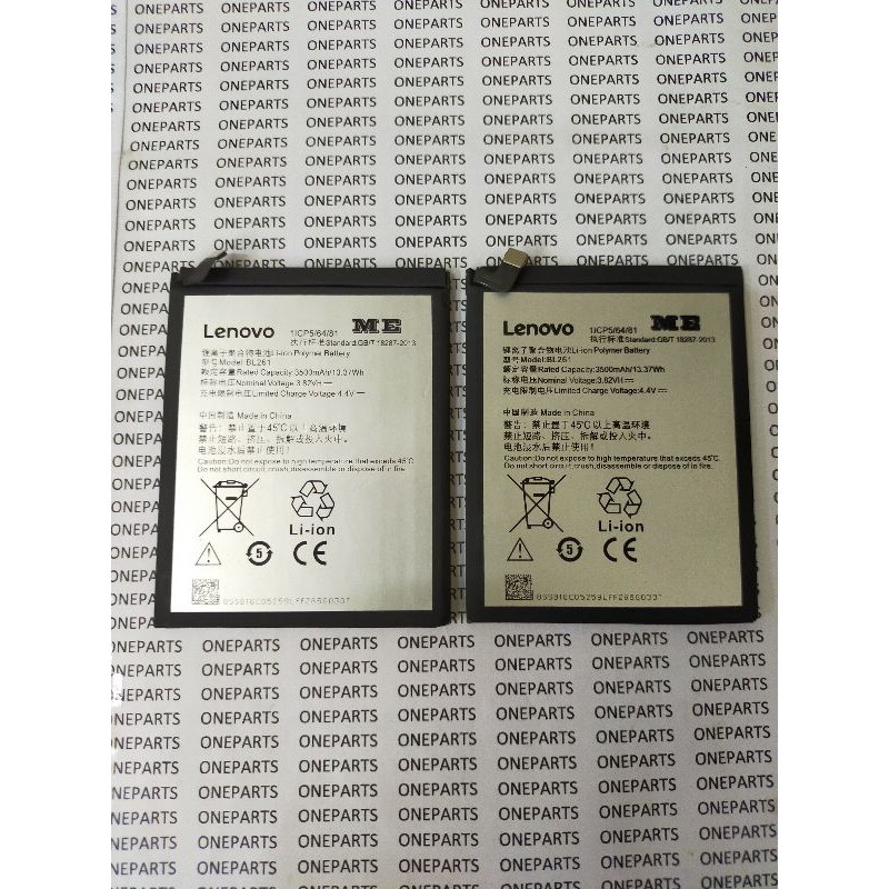 BAT BATTERY BATRE BATERAI LENOVO A7020 BL261 ORIGINAL