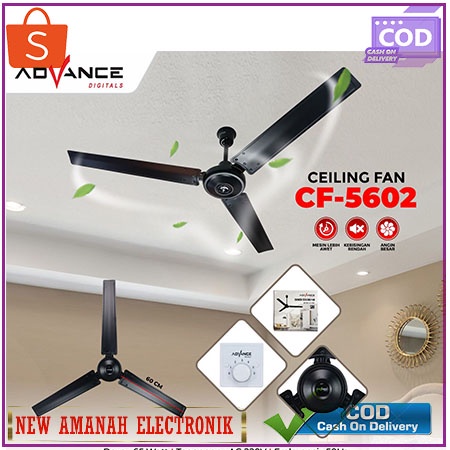 ADVANCE CELLING FAN 56" CF 5602 - HITAM
