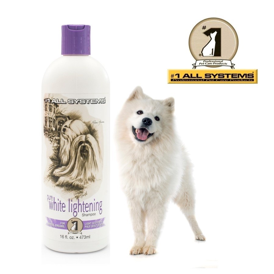 1 All Systems Pure White Lightening Shampoo 16oz Made In USA