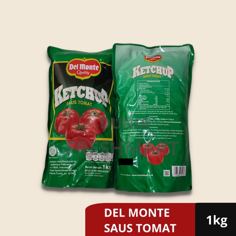 

Del Monte Saus Tomat Pouch 1kg