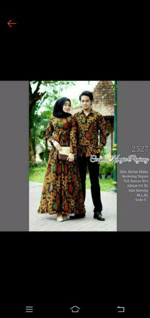 Maura Couple - Sania Ruffle Batik Couple Ori Ndoro Jowi Dnt Garansi Termurah Shopee - Shopashop