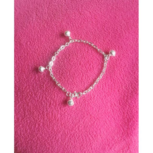 Gelang kaki bayi Rantai Borju / Gelang kaki anak cowok&cewek