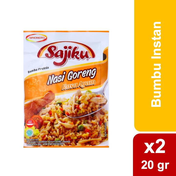 Sajiku Nasi Goreng Ayam 20 gr x 2 pcs | Shopee Indonesia