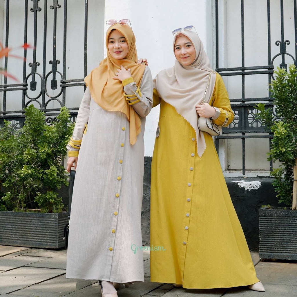 Greenism Gamis Aisyah Quality Premium Syari'i Dress