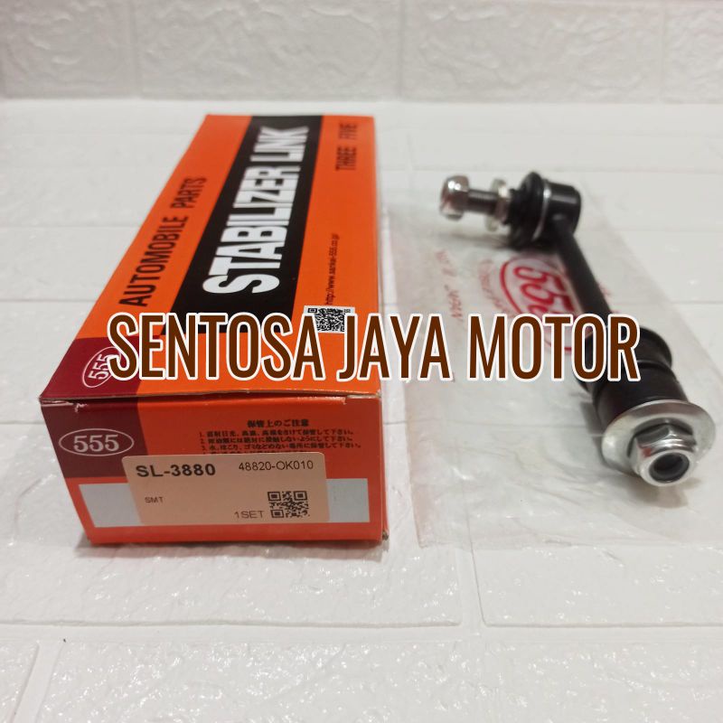 LINK STABIL STABILIZER DEPAN TOYOTA HILUX SINGEL CABIN SC TH 2005-2014  ORIGINAL JAPAN 555