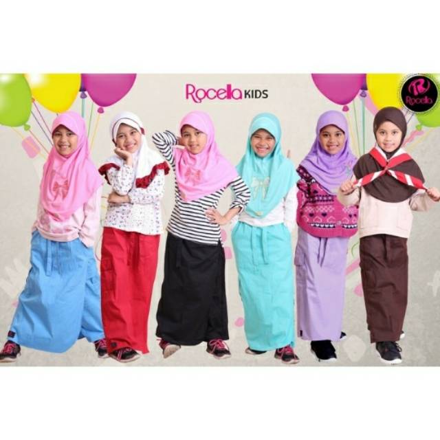 Rok Celana Muslimah Rok Celana Anak Rok Celana Muslimah Rocella Fashion Muslim