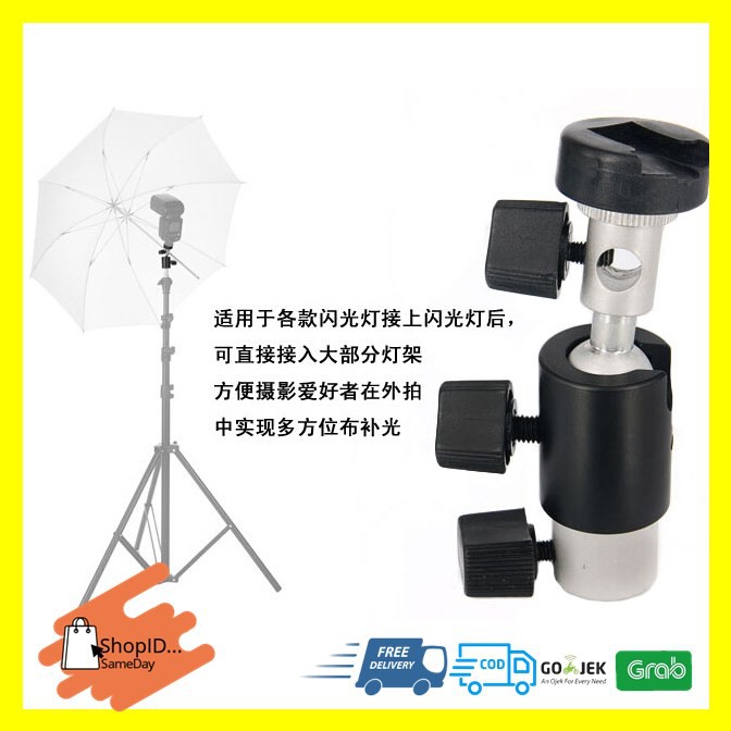 Hot Shoe Lampu Flash Kamera Tripod Light Stand Type D