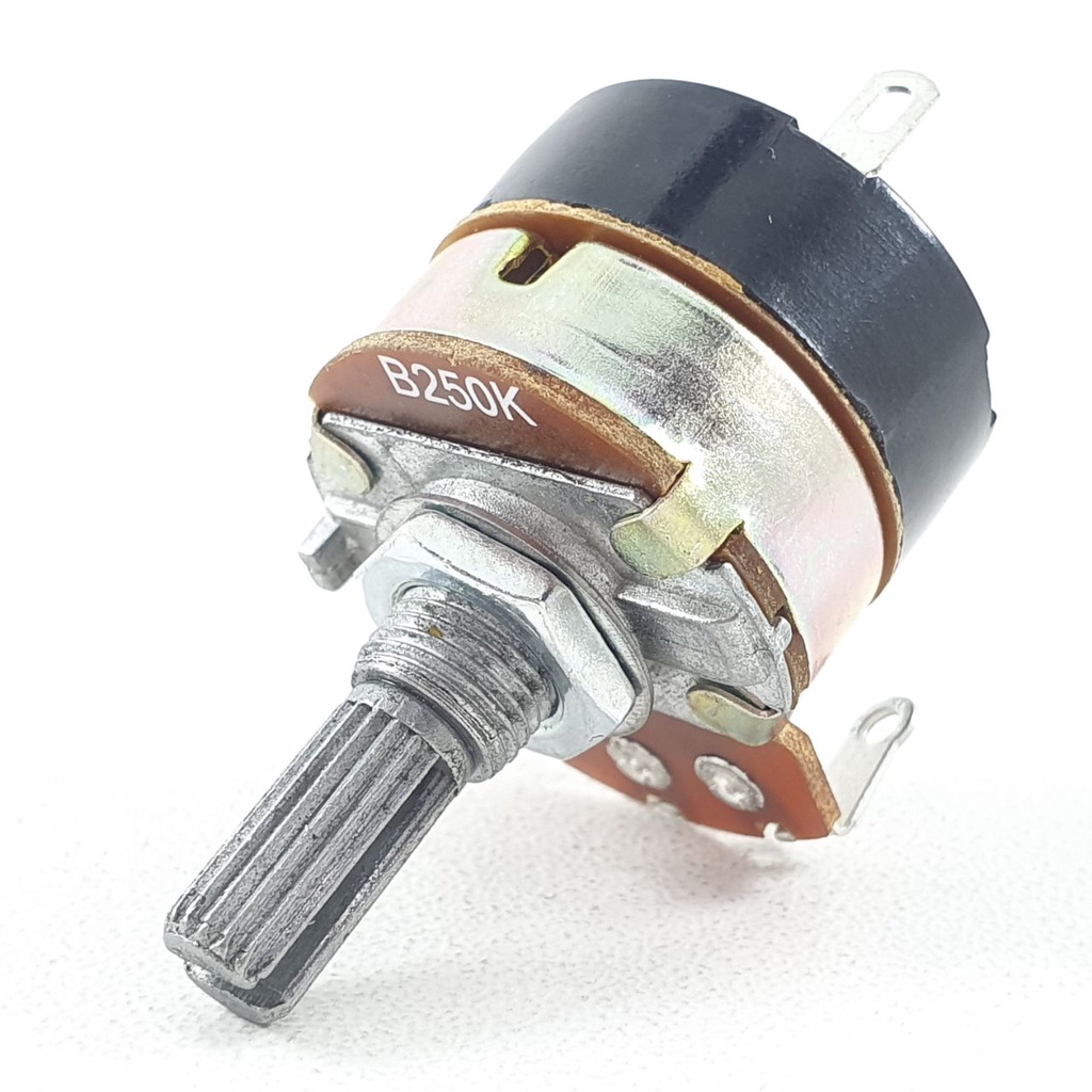 Potensio Dimmer Besar 3 pin 250k Drat Mono Kaki 3 Tekuk Dimer On Off 254