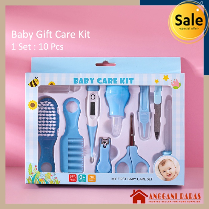 Hadiah Bayi Baru Lahir Satu Set Perlengkapan Bayi 10 in 1