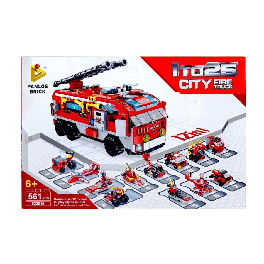 Lego Block City Fire Truck Mobil Pemadam Kebakaran 12 in 1