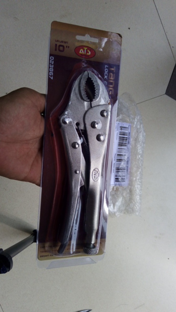 Tang Buaya 10 Inch - Lock Grip Pliers By Ats