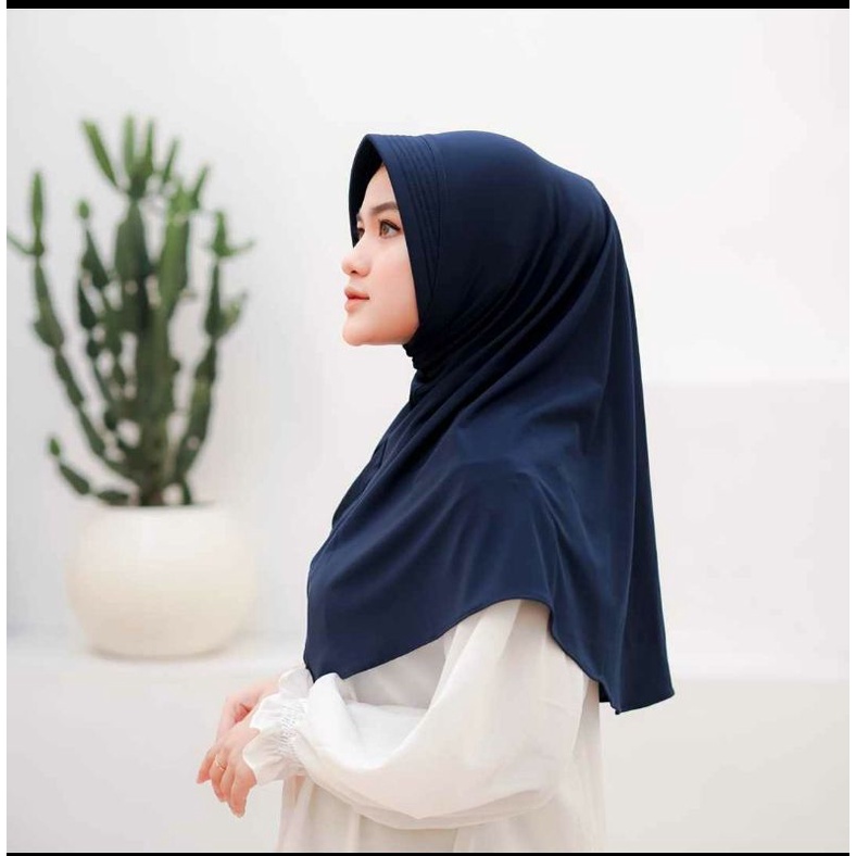 Bergo jersey hamidah/bergo standar