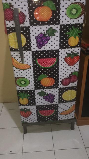 Stiker Kulkas 2 Pintu Dan 1 Pintu Motif Buah