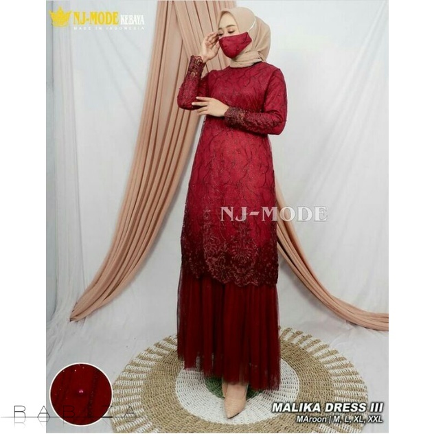 SF Gamis Kondangan Brokat Tutu Pesta Lamaran Dewasa Remaja
