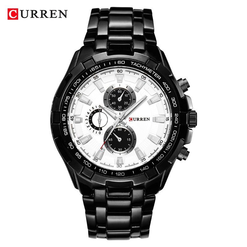 CURREN 8023 Jam Tangan Pria Analog Stainless Steel WK-SBY