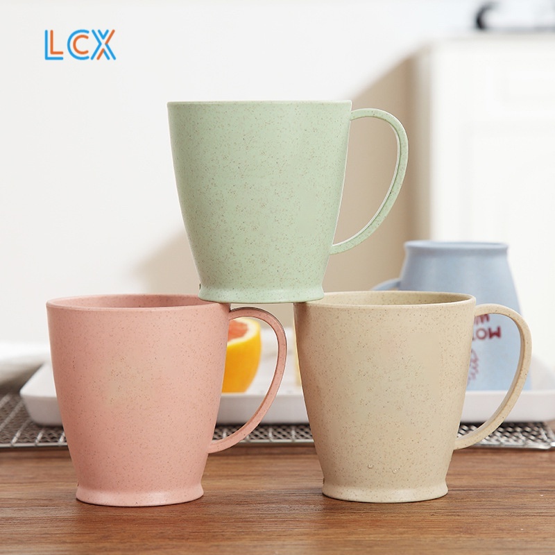 LCX Jerami Gelas Susu 6cm Wheat Straw Kopi Mug Cangkir untuk Jus Susu Teh Air VS-57