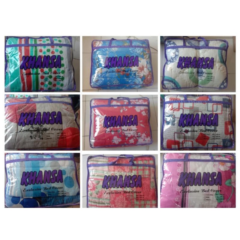 Bed Cover Khansa Size 180 X 200 Cm best seller