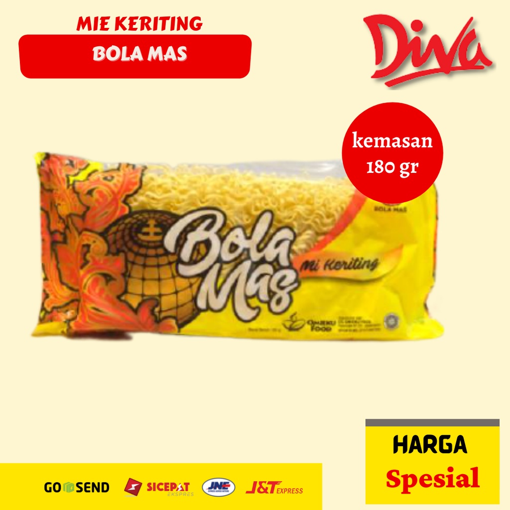 

[180gr] Mie Keriting Bola Mas / Mie Telor / Mie Kuning