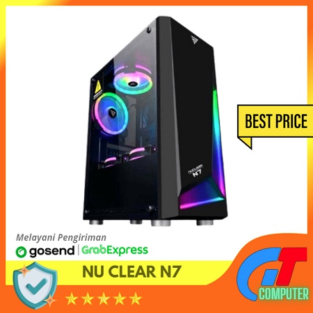 PC Gaming Lengkap AMD A10-9700 / Radeon R7 Series / Ram 8GB / SSD / Editing - Gaming