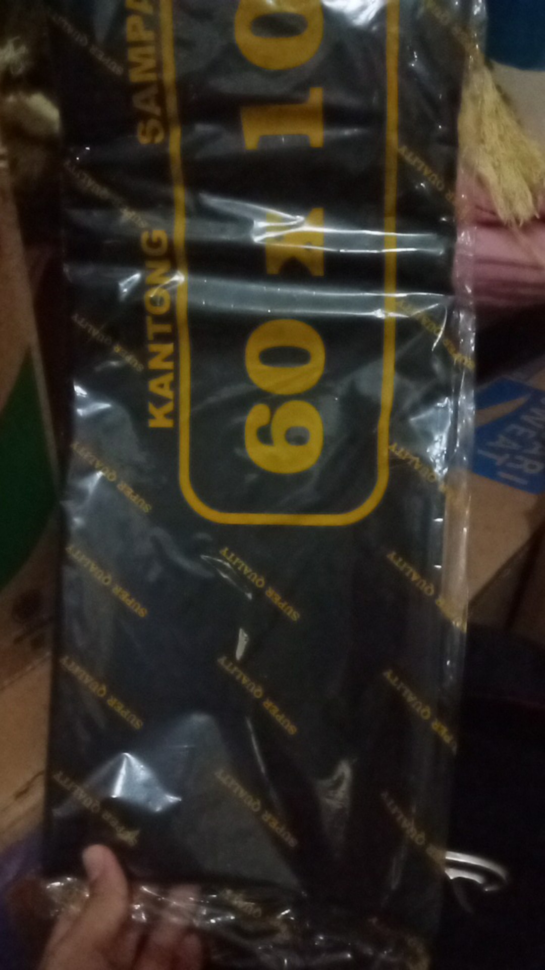 Kantong Sampah  60 * 100 Cm / Plastik Sampah / Kresek Sampah (pack)