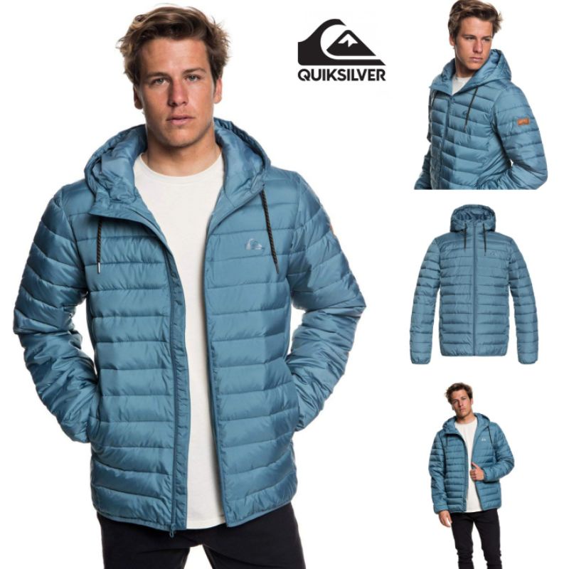 Jaket Quiksilver Hoodie Puffer Jacket Outdoor Winter Original 04