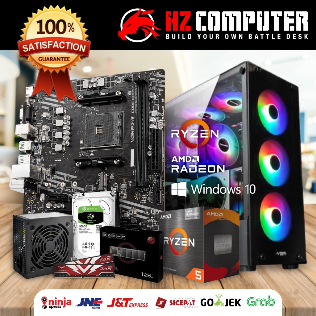 [READY] PC Gaming - AMD Ryzen 5 5600G - RAM 16GB - SSD 128GB NVMe