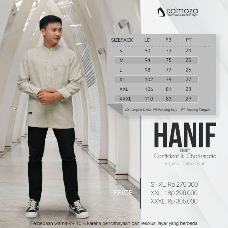 KOKO DAMOZA HANIF MIRAGE GREY DAN KHAKI