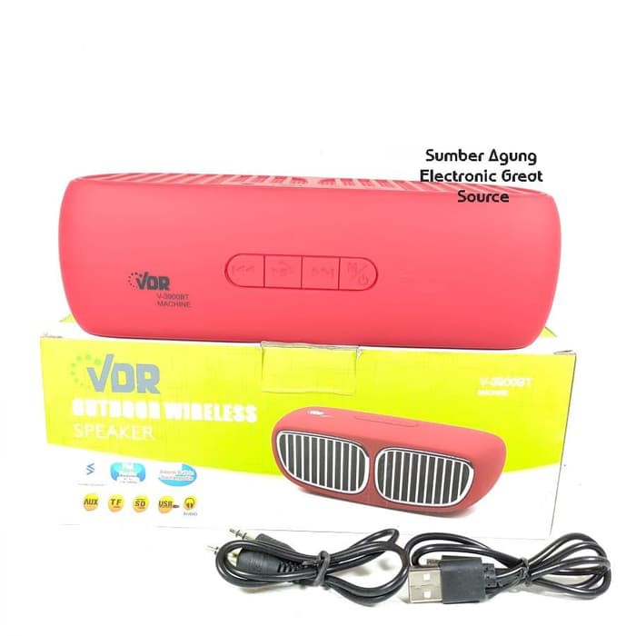 Speaker VDR V3900BT MACHINE Portable Bluetooth Wireless AUX TF SD USB