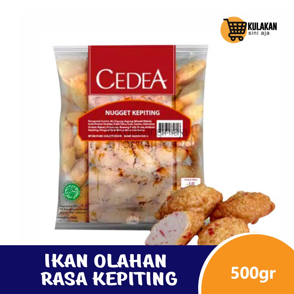 

Cedea Crab Nugget / Ikan Olahan Rasa Kepiting