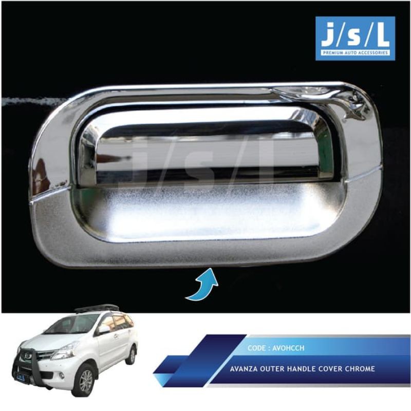 Toyota Avanza 2008 2011 Outer Handle Cover Chrome