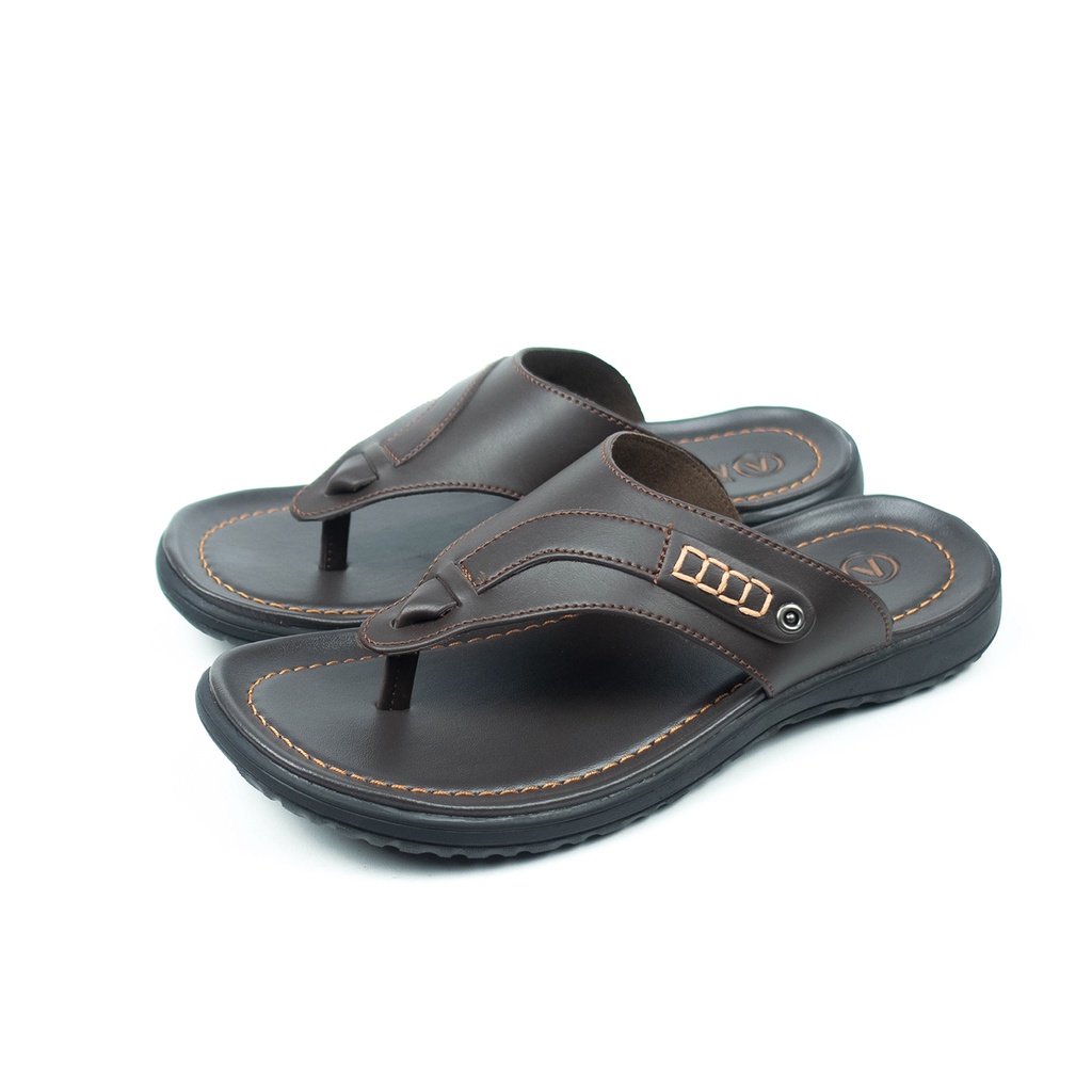 Sandal Jepit Kulit Pria Dewasa Model Casual Santai HIGH ADV BR 01