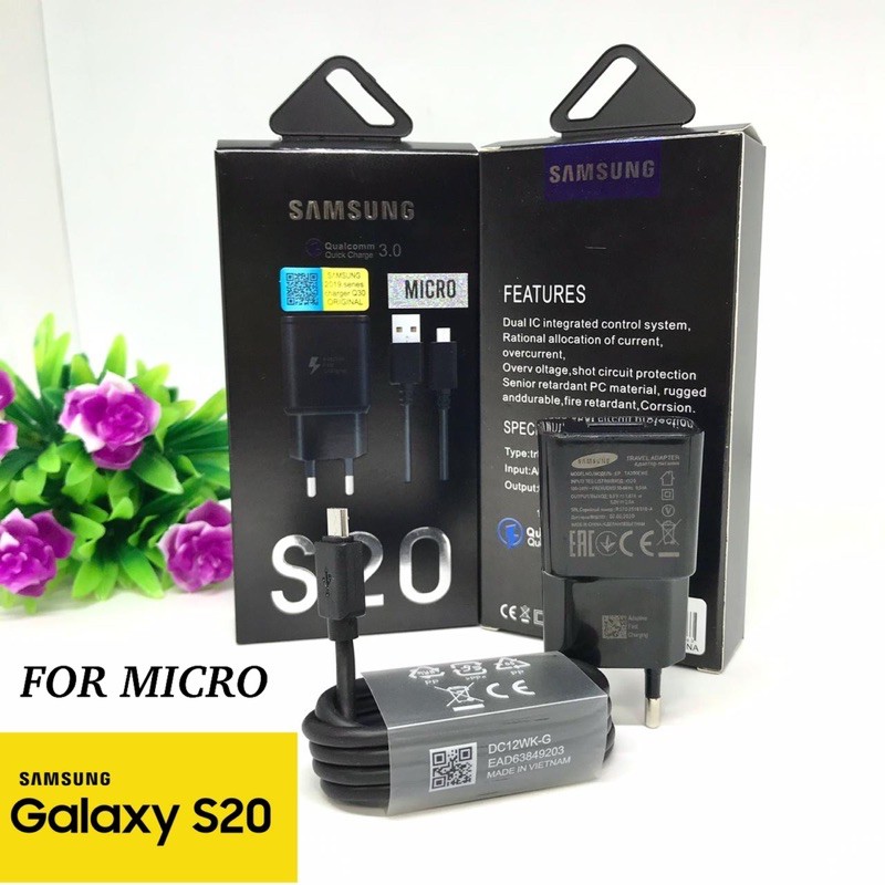 PROMO CHARGER SAMSUNG S20 ORIGINAL FASTCHARGING