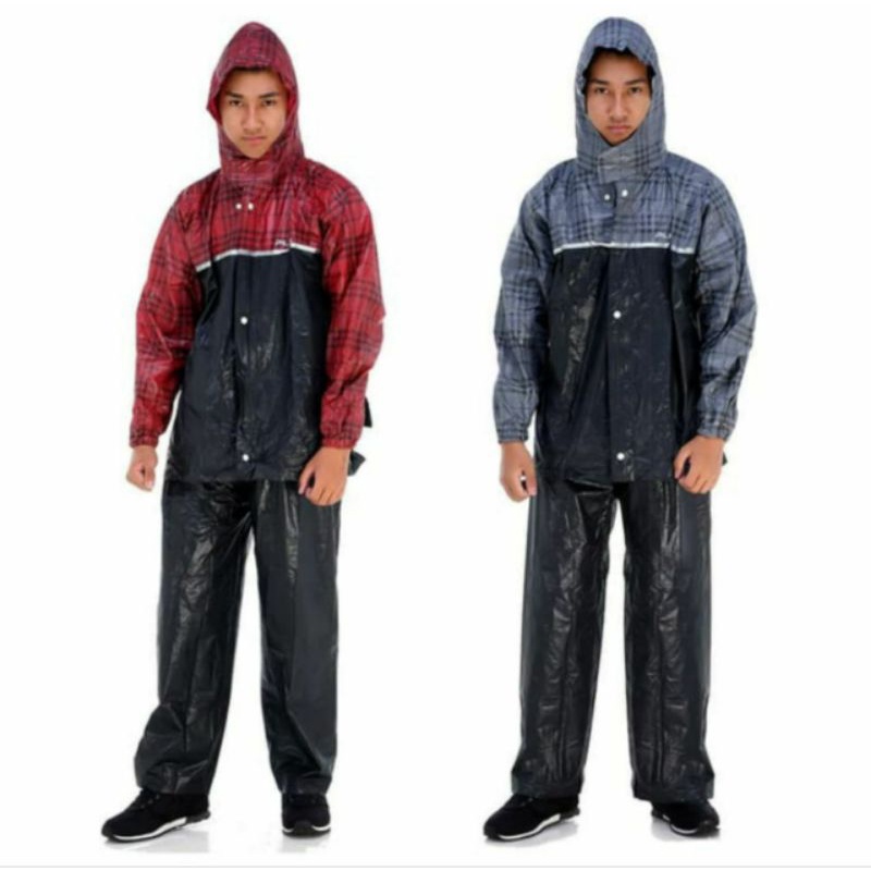 Jas Hujan Ransel  / Jas Hujan PLEVIA 8110 Backpack Pria Wanita / Jas Hujan Backpack Dewasa