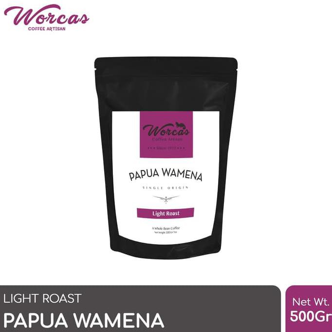 

Kopi Arabica Papua Wamena 500 Gram Light Roast (Biji/Bubuk) - KOPI BIJI