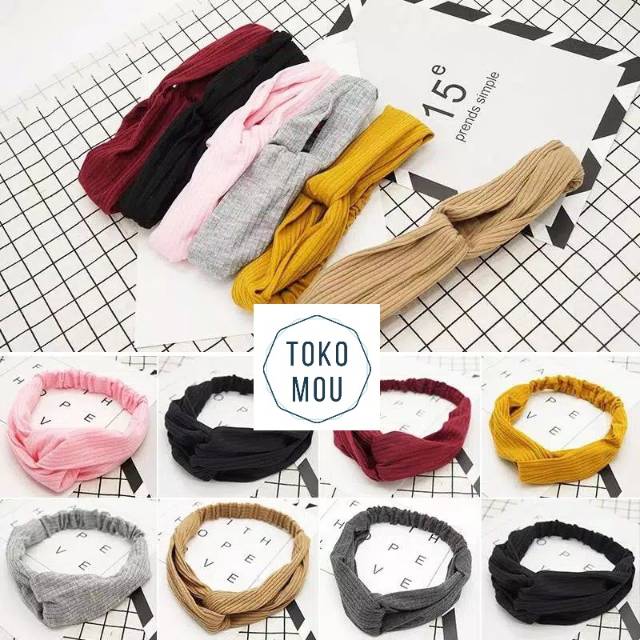 Bandana Korean Style / Bando Fashion Aksesoris Rambut